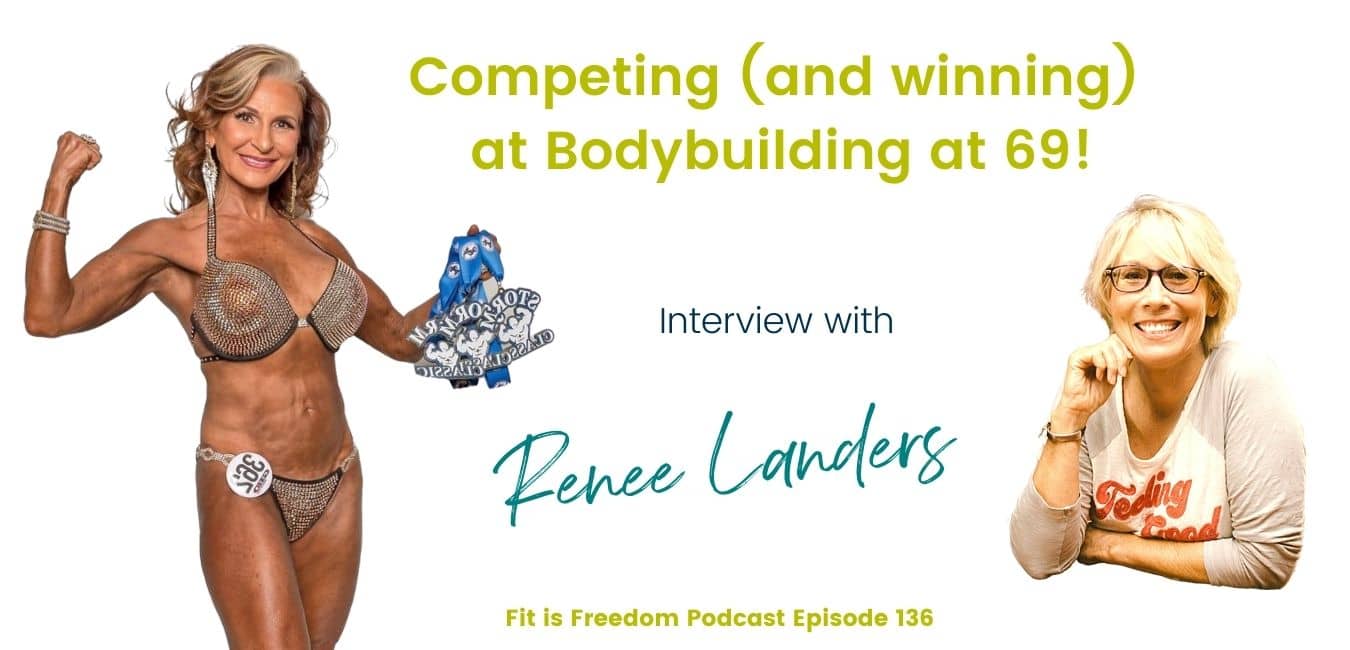 Competing at bodybuilding at 69. Renee Landers, female bodybuilding