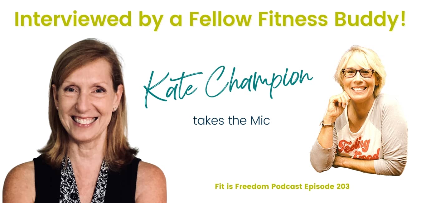 Interviewed by a Fellow Fitness Buddy! Kate Champion takes the Mic